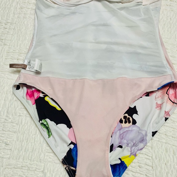 Sunseeker flower bomb underwired swimsuit SZ 10 Cup D Floral - Picture 6 of 8